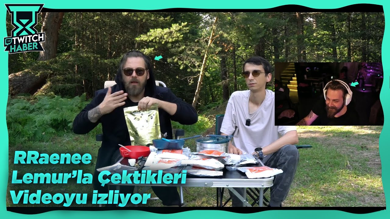 Elraenn - Lemur'la Kampta Çektikleri Videoyu İzliyor