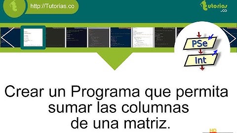 arreglos – pSeint (suma de columnas matriz)