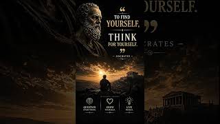 2400-Year-Old Advice Everyone Needs Today 🔥 #socrates #mindsetshift #millionairevibes #motivation