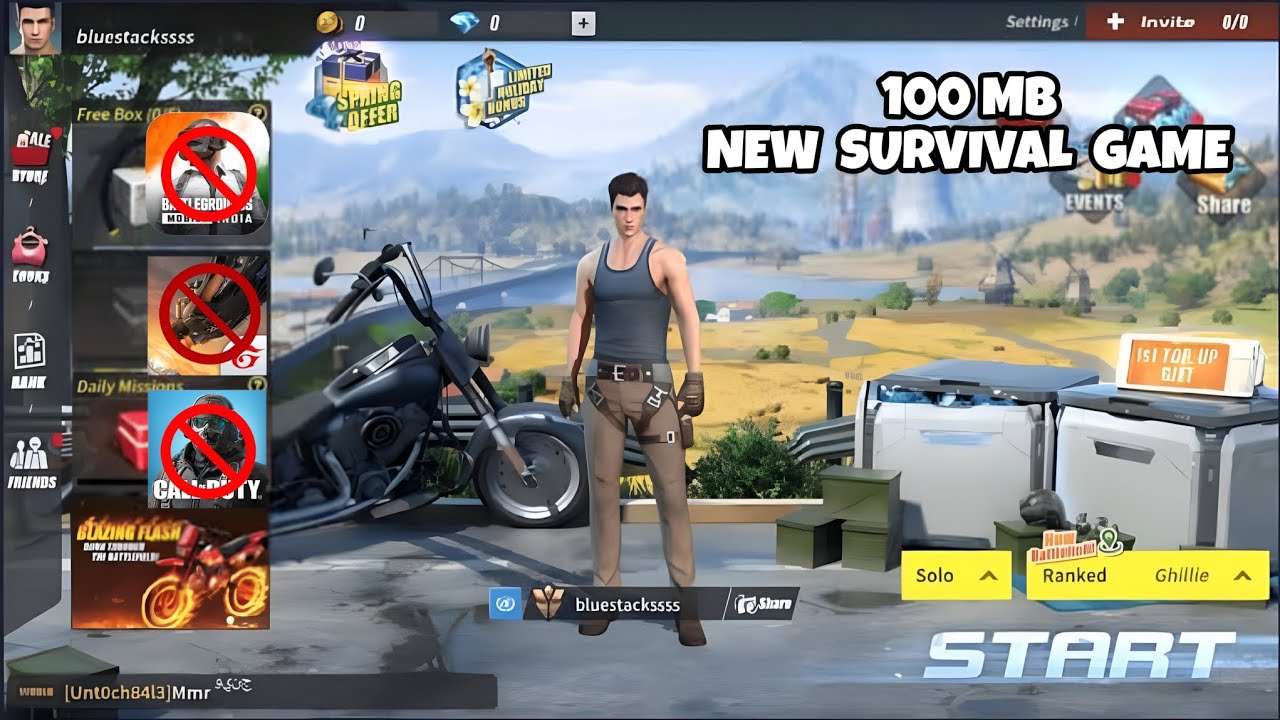 NEW SURVIVAL GAME UNDER 200MB DOWNLOAD FAST YouTube