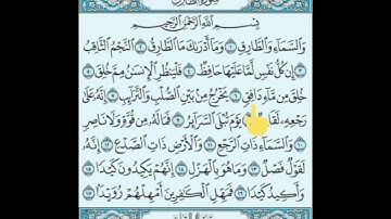 سورة الطارق 86/٨٦