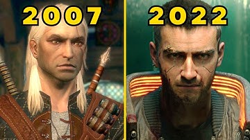 Evolution of CD Projekt Red Games 2007-2022