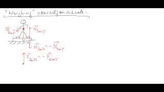 Weighing yourself on a scale (at rest) Details