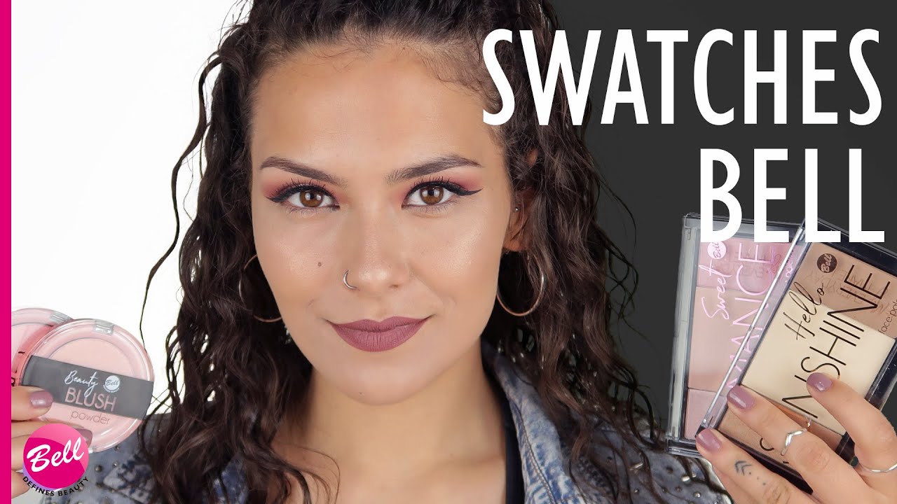 SWATCHES BELL - Bronceadores, iluminadores y coloretes