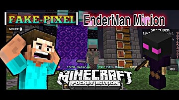 Fakepixel skyblock ep 5 | how to make enderman minion in fakepixel | become rich in fakepixel