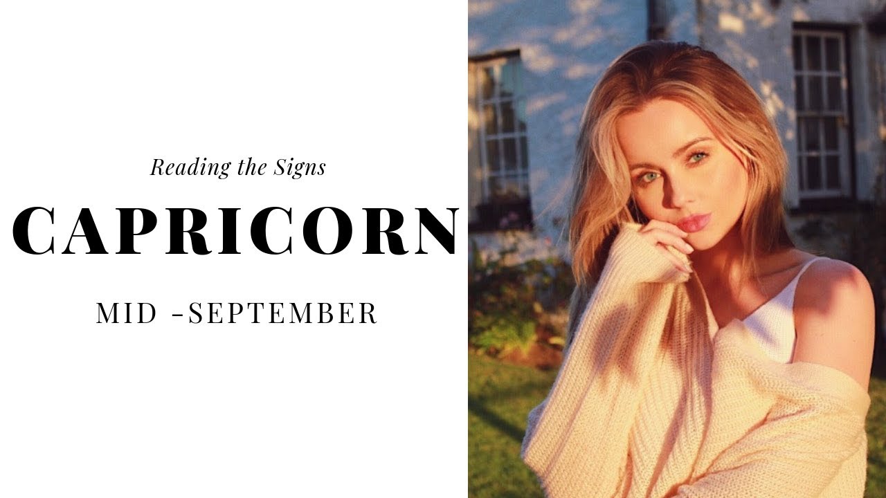 WELL THIS IS AWESOME 😍💓😎 Capricorn😎💓 😍 Mid September 2018
