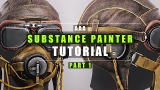 Substance Painter Pilot helmet Tutorial - Part 1