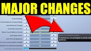 Major changes h the allow cross platform parties setting ps4, xbox,
mobile, & switch (v8.10)