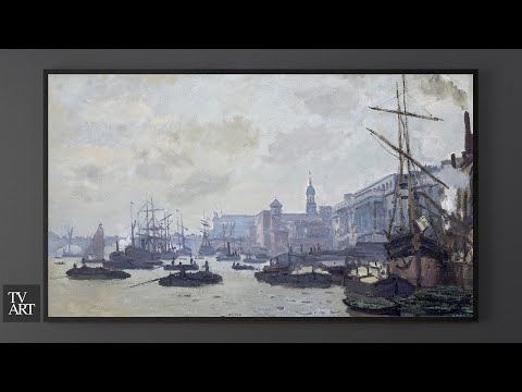 TV Art Screensaver | Claude Monet | 1 Hour | The Pool of London