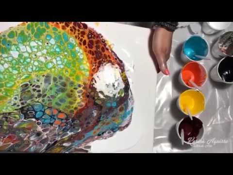 #01 TUTORIAL ACRÍLICOS FLUIDOS (Acrylic Pouring) - En Español