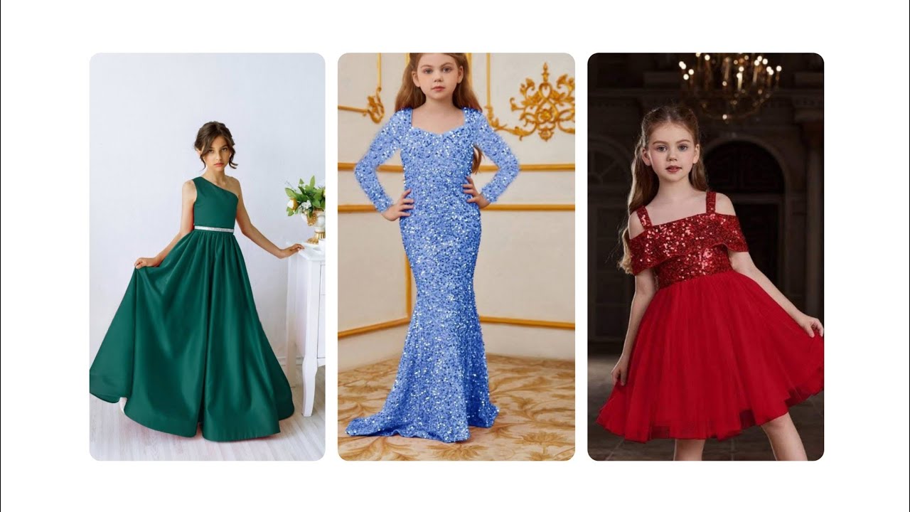 فساتين سهره بتصميمات وألوان مختلفة للاطفال فساتين سواريه للاطفال ولا اروع