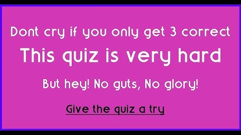 Test Your Knowledge: Fun and Surprising Trivia Quiz!