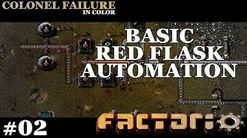 Factorio Steam edition #2 : Basic red flask automation (gameplay)