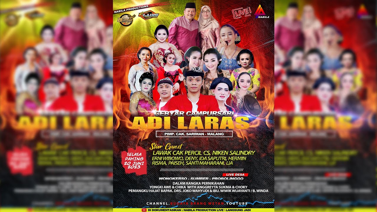 🛑 LAWAK PERCIL with NIKEN SALINDRI ADI LARAS CAMPURASARI HAJATAN BAPAK DRS. JOKO WAHYUDI WONOKERSO