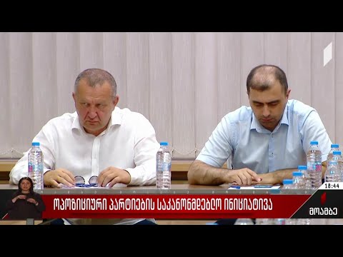 ოპოზიციური პარტიების საკანონმდებლო ინიციატივა