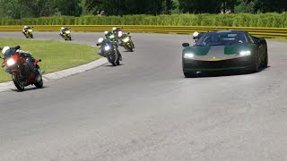 Ferrari SF90 Stradale vs Kawasaki GPZ900R Ninja at Monza Full Course #2 screenshot 3