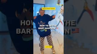 How to do the BART SIMPSON | Hiphop Dance Tutorial ✨🔥 #dancetutorial #hiphopdance