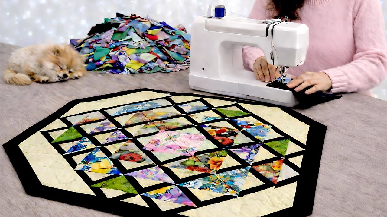 3D Quilt | Beginner Scrap Quilt Tutorial | The Easiest Quilt You’ll Ever Sew