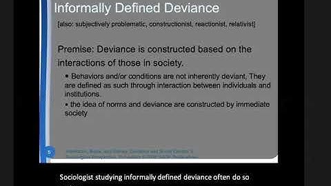 Introduction to Deviance and Social Control