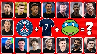 (FULL 60) Guess The Song ,Emoji ,Club and Jersey Number of Football Player|Ronaldo, Haaland, Neymar