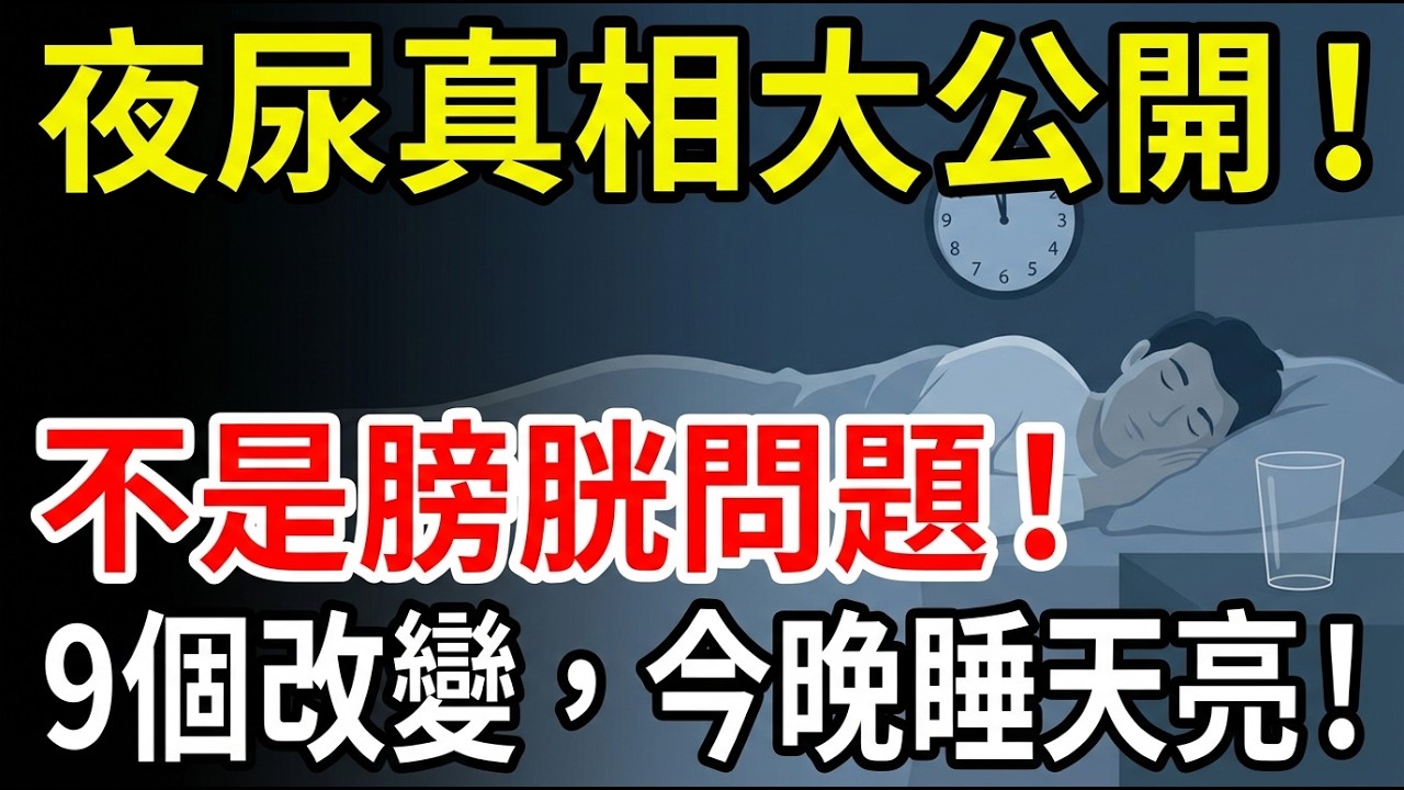 今晚就見效！9招終結夜尿，一覺到天亮不再被尿意叫醒
