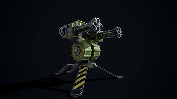 Stylized Sentry Gun