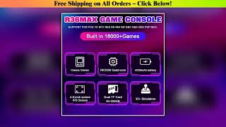 R36 Max Console Handheld Game Players 4" IPS HD Screen Open Source Console Retro Pocket Video screenshot 3