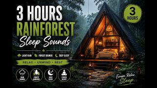 A-Frame Cabin Escape | Cozy Nights in the Rainy Forest