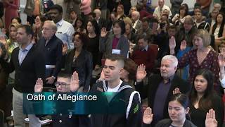 U.S. Naturalization Ceremony at Arlington VA Central Library