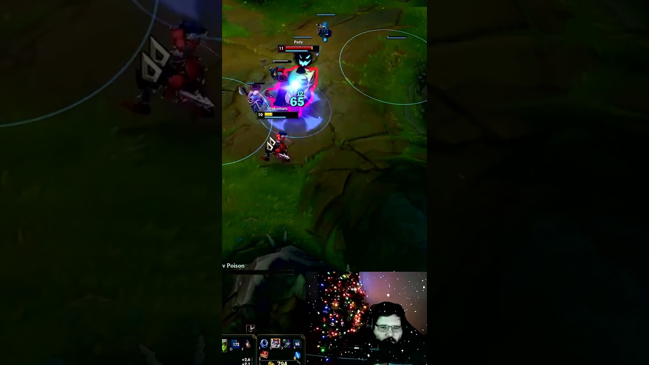 Pinkwardlol Shaco 1v1Tahm Kench Outplay - Nasty - League of Legends 