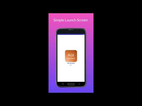 My AGE Calculator app features