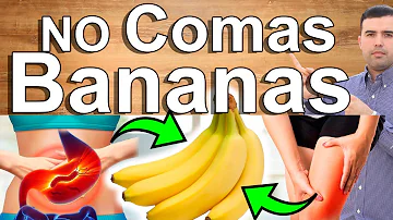¿Por qué no se debe comer un plátano con el estómago vacío?