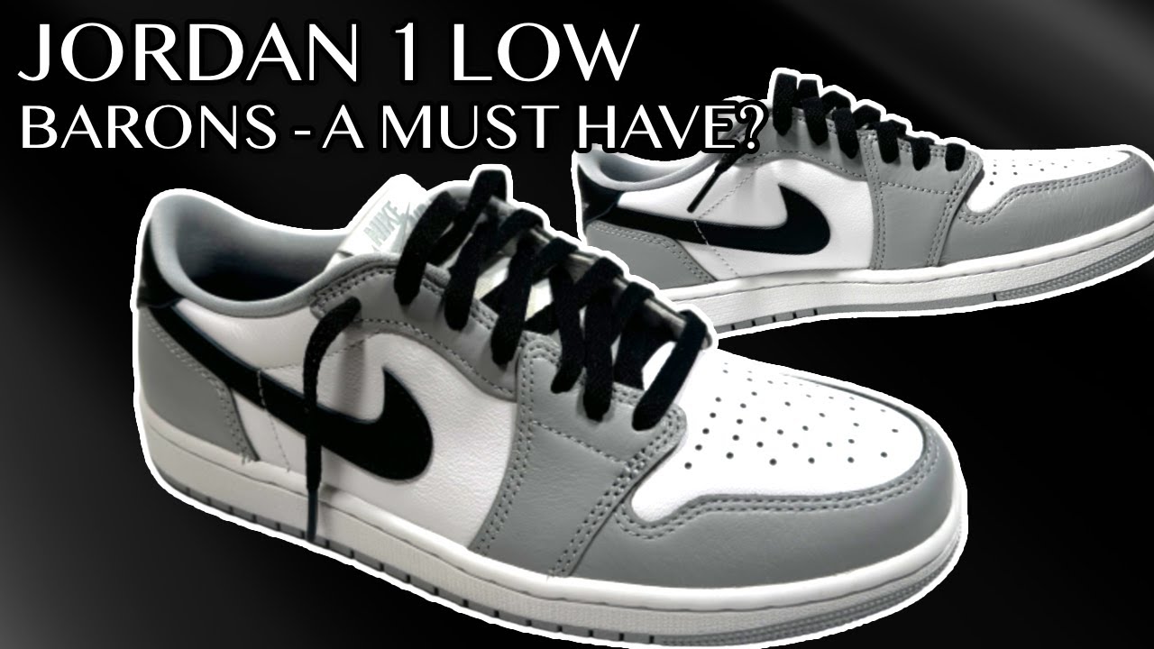 2024 Air Jordan 1 Retro Low OG Barons Review & On Feet - YouTube