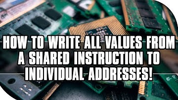 Cheat Engine Tutorial: How to Store all Shared Instruction Addresses!