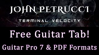 John Petrucci - Terminal Velocity Guitar Tab - YouTube