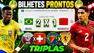 PALPITES DE FUTEBOL PARA HOJE 13 06 2026 SÁBADO COM BILHETES PRONTOS| Palpites da hora
