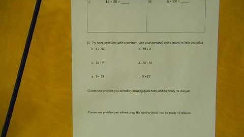 Eureka Math - 1st Grade - Module 4, Lesson 17