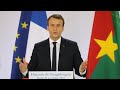 REPLAY - Discours d'Emmanuel Macron à Ouagadougou