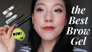 Best Brow Gel: Elf Wow Brow | Compared to Glossier Boy Brow & Benefit Gimme Brow | Better than Dupe