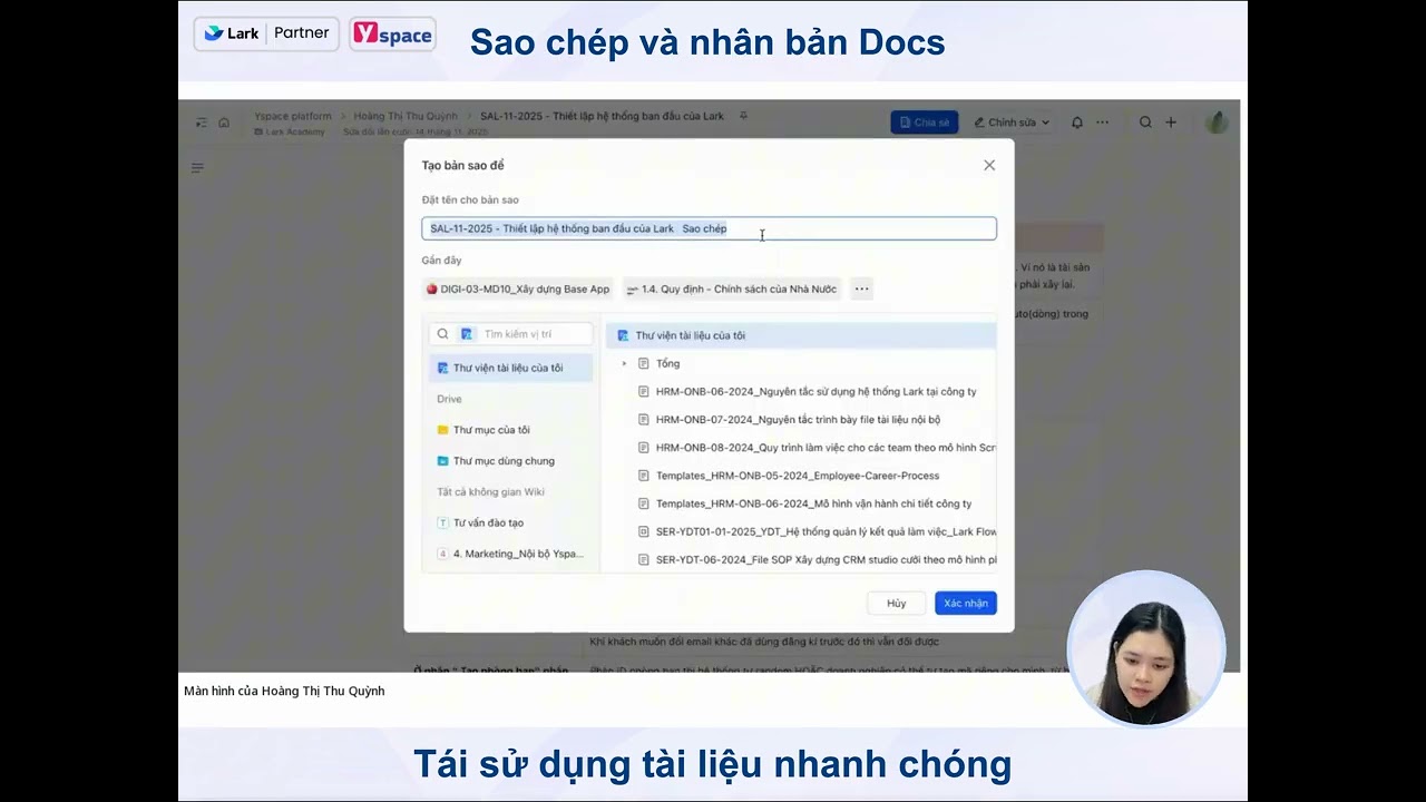 🌺 Sao chép và nhân bản Docs – Tái sử dụng tài liệu nhanh chóng trên Lark