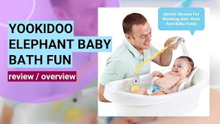 Review: Fun and Functional Baby Bath Time with the Yookidoo Elephant Shower Head!