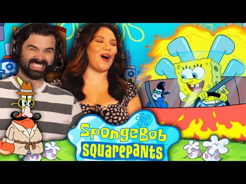 We Watched SPONGEBOB SEASON 8 EPISODE 1 AND 2 For the FIRST TIME! THE HOT SHOT