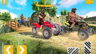 ATV Quad Bike Offroad Sim : Quad Bike Racing Games || bike wala game bike Stunt bike racing game screenshot 1
