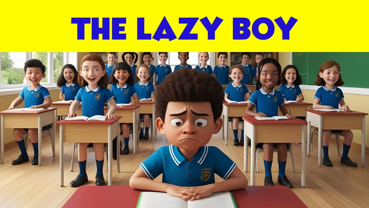 The Lazy Boy Story || Fairy Tales|| Bedtime Stories for kids in English ...