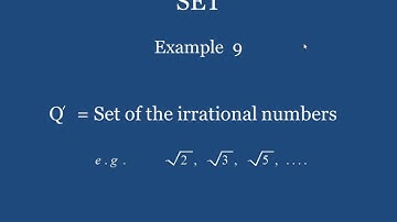 MTH405 Lecture 1 Part 2 (Set)