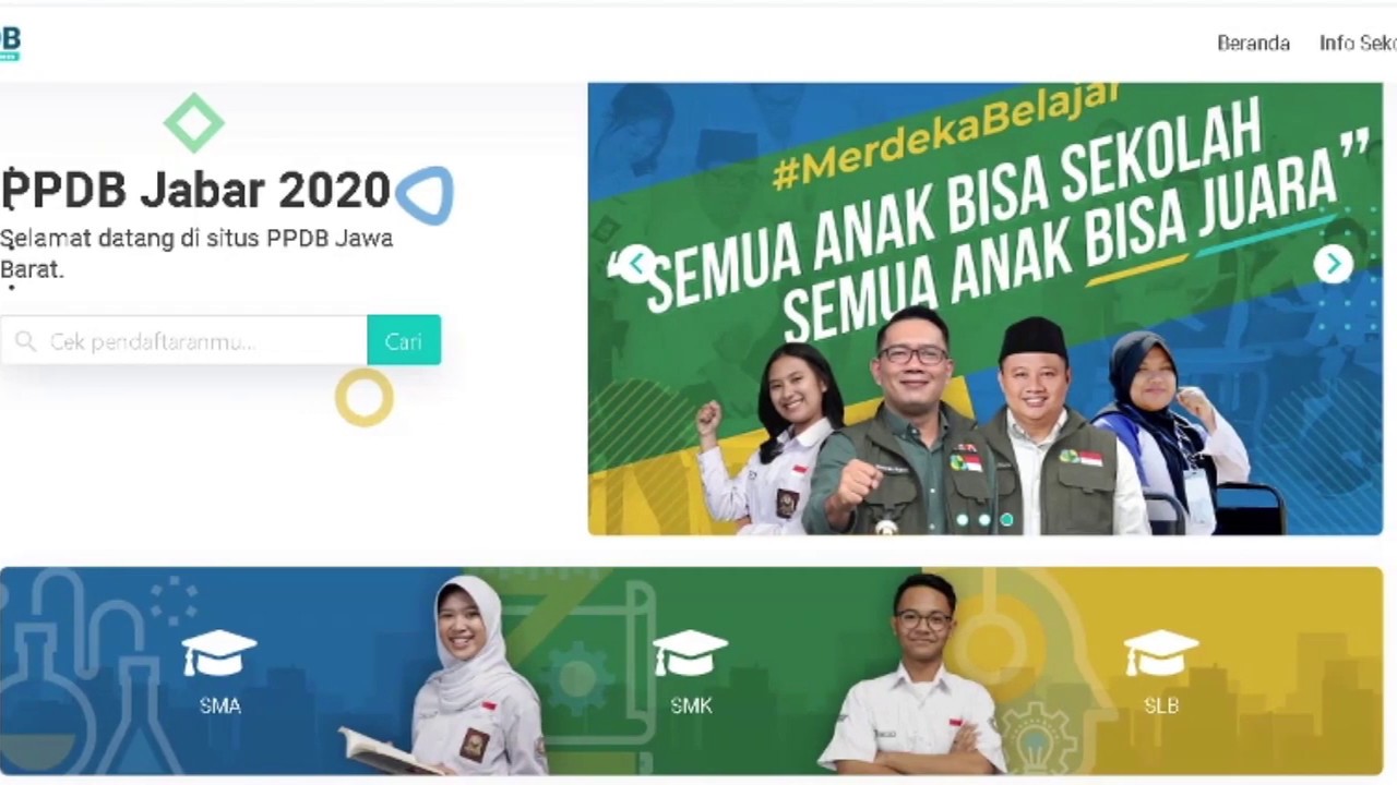 Cara Mendaftar ONLINE MANDIRI PPDB 2020 SMA/SMK/SLB - YouTube