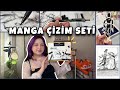 I'M REVIEWING MANGA DRAWING SET | Anime Drawing | Totoro and Turnip Head 🌱