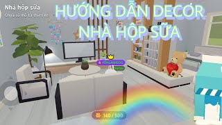 PLAY TOGETHER| Hướng dẫn decor nhà hộp sữa nhỏ xinh 🤭😆🥰