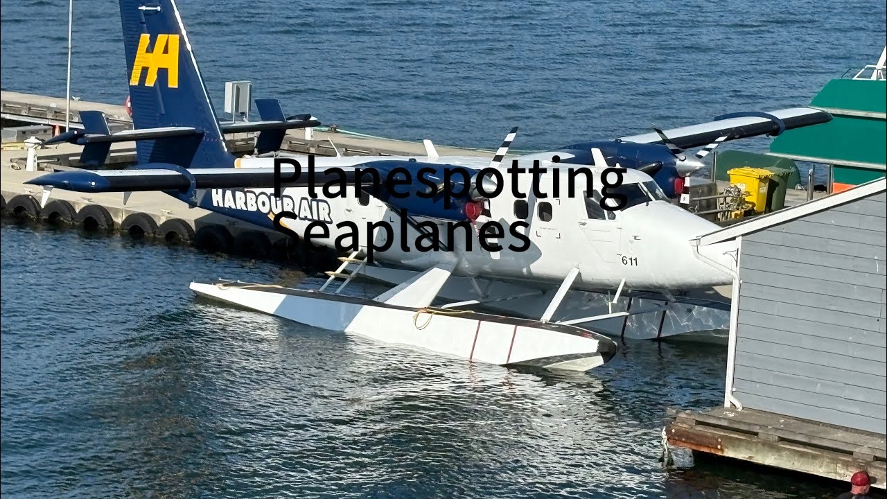 Planespotting in Vancouver harbour *busy traffic*