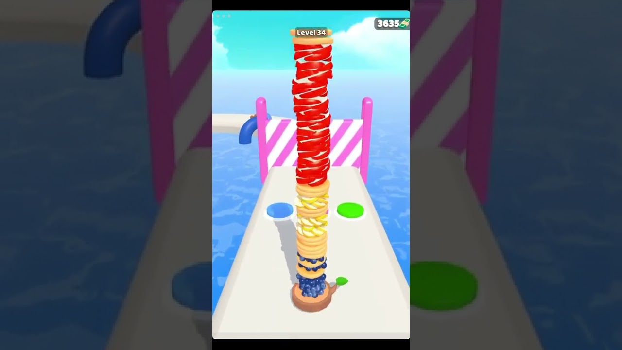 Pancake Run Level 34 🥞 - Gameplay - CaroGamesNL